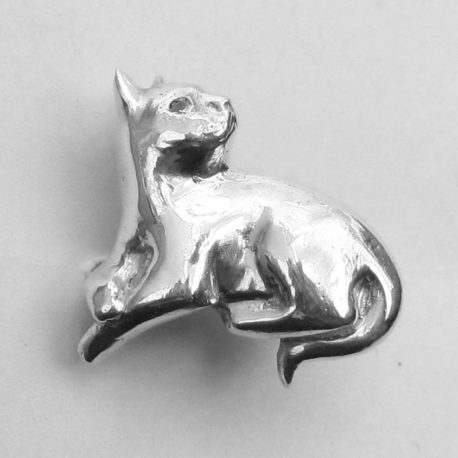 sculpted cat ring