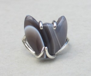 sterling cat ring