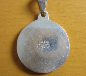 Mexican silver pendant