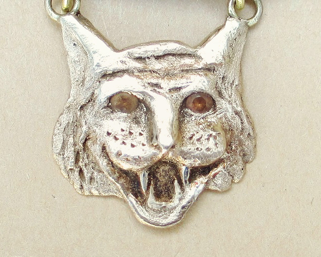 Bronze tiger necklace