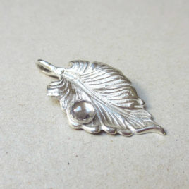 Dew drop pendant silver 999